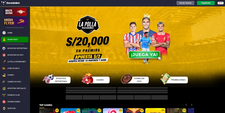 Doradobet juegos